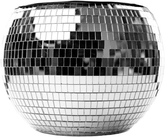 NPW Disco Ball Ice Bucket Large – Mirrored Cocktail & Champagne Ice Bucket for Parties, Girls’ Night & Bachelorette