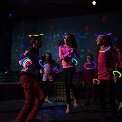 Glow Sticks Party Pack 8"-50, Light up Bracelets & Necklaces Accessories for Kids, 250th Anniversary 4th of July Neon Glow in the Dark Party Favor Supplies Decoration for Camping Wedding Dance Parade