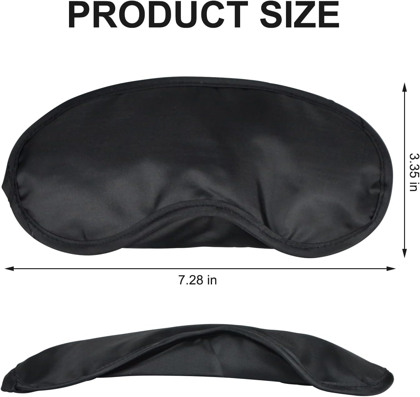 5 Pcs Sleep Mask, Eye Masks for Sleep, with Nose Pad and Elastic Strap for Blind Folds, for Adult Play, Travel Eye Mask, Sleeping, Team Building (Colorful, Medium(3.35x 7.28inch))