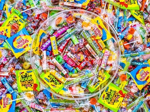 Bulk Candy Variety Pack - 2 lb Bulk Individually Wrapped Candies for Piñata Filler Stuffers - Pinata Candy Party Favors - Assorted Candies - Father's Day