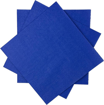 24 colors Cocktail Napkins 5 * 5inch disposable Beverage Napkin paper for Cocktail, Wedding, Dinner，Brithday Party Dessert Wine Paper Napkins（ 120 Count）