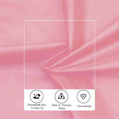 tujol Royal Blue 6 Pack Plastic Table Cloth 54" x 108", Disposable Tablecloths Rectangle Table Cover, Plastic Tablecloths for Parties