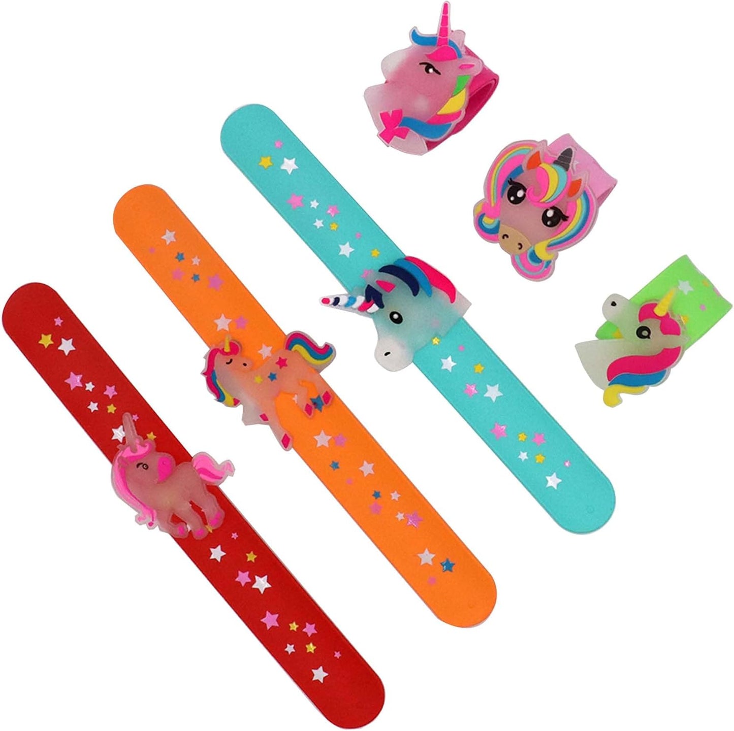 Cat Slap Bracelets for party- Silicone Wristbands Adjustable Party Favors, Classroom Prizes, Carnival Games - Birthday Gifts for Adults(6Pack)-LOCHSOEL