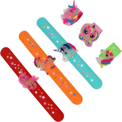 Cat Slap Bracelets for party- Silicone Wristbands Adjustable Party Favors, Classroom Prizes, Carnival Games - Birthday Gifts for Adults(6Pack)-LOCHSOEL