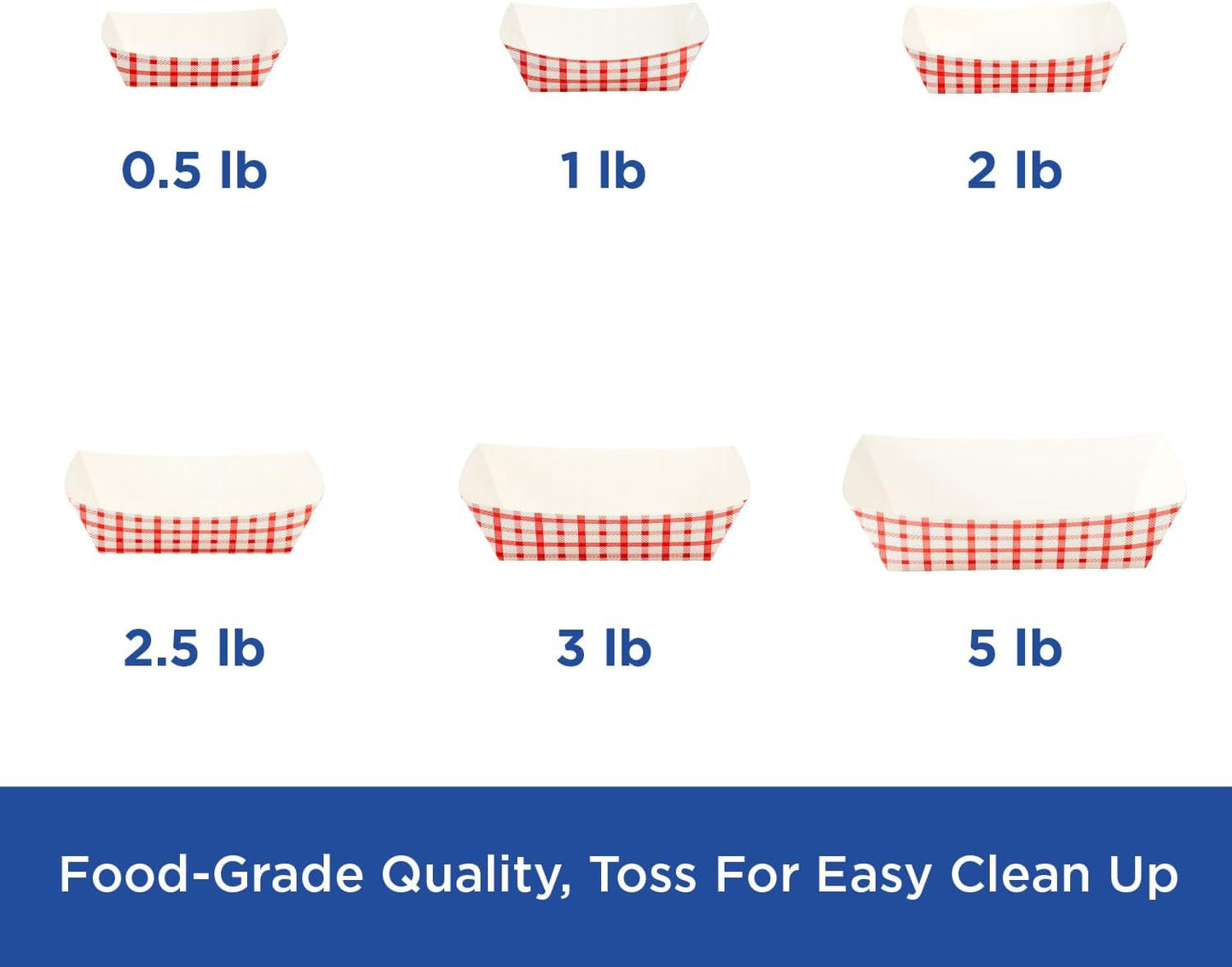 Karat Paper Food Trays Disposable [2 LB - 1,000 ct] Sturdy Food Boats, Leak Resistant | Ideal for Snacks, Nachos and Finger Foods