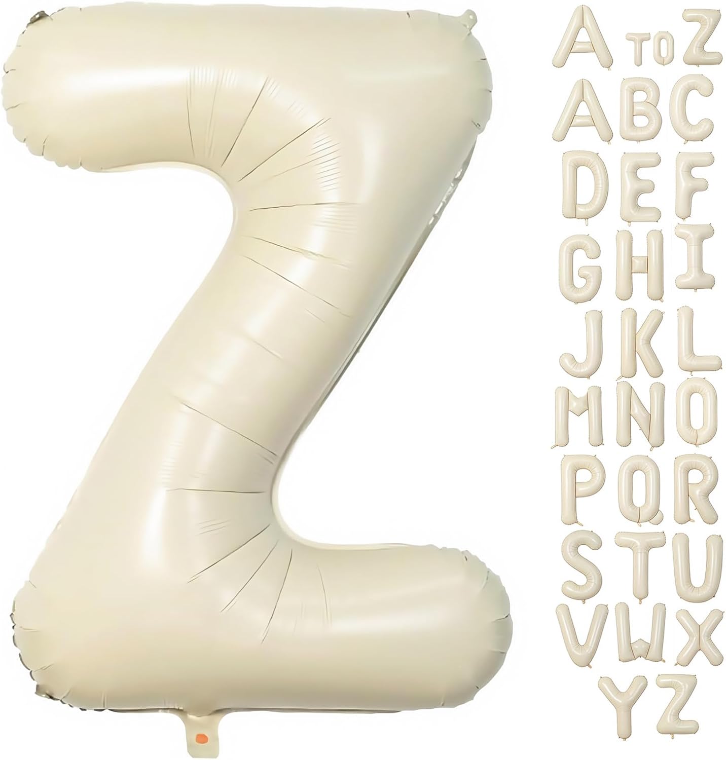 Cream Letter A Balloons,40 Inch Balloons Letter A Mylar Helium Large A Balloon for Birthday Party Anniversary Decorations