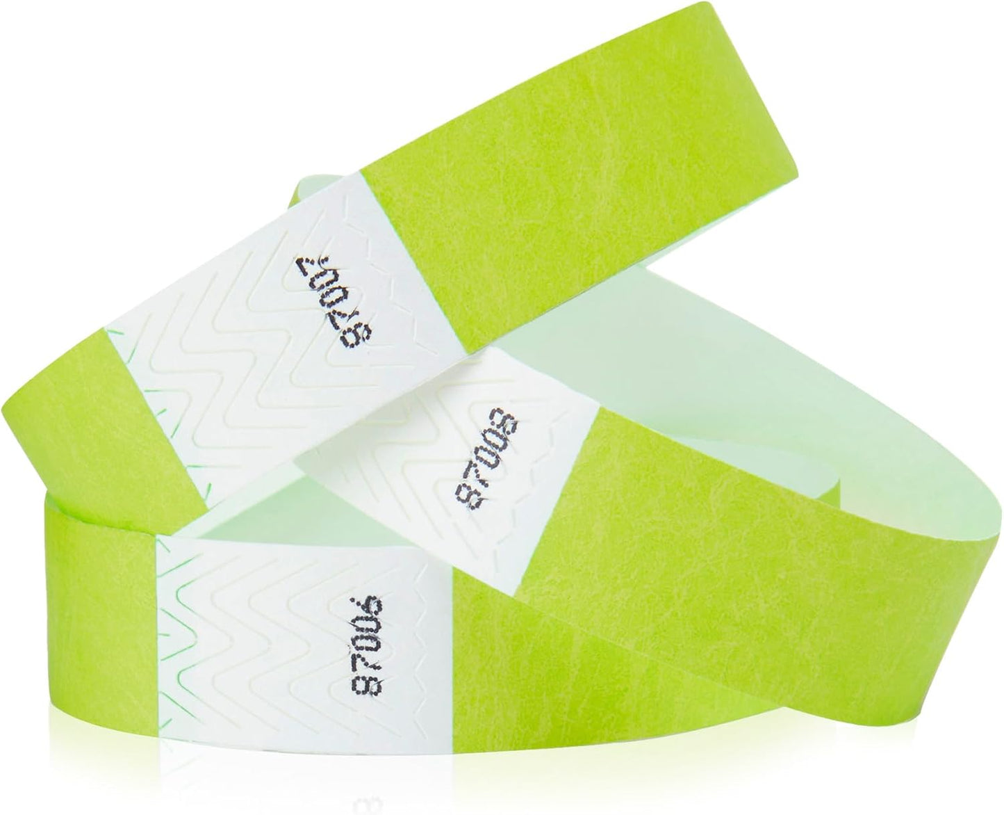 200 WristCo Neon Red Tyvek Wristbands for Events Tamper-Proof Design & Fluorescent Color Prevent Reuse Premium-Grade Bracelets for Hospital & Medical ID, Party & VIP Identification