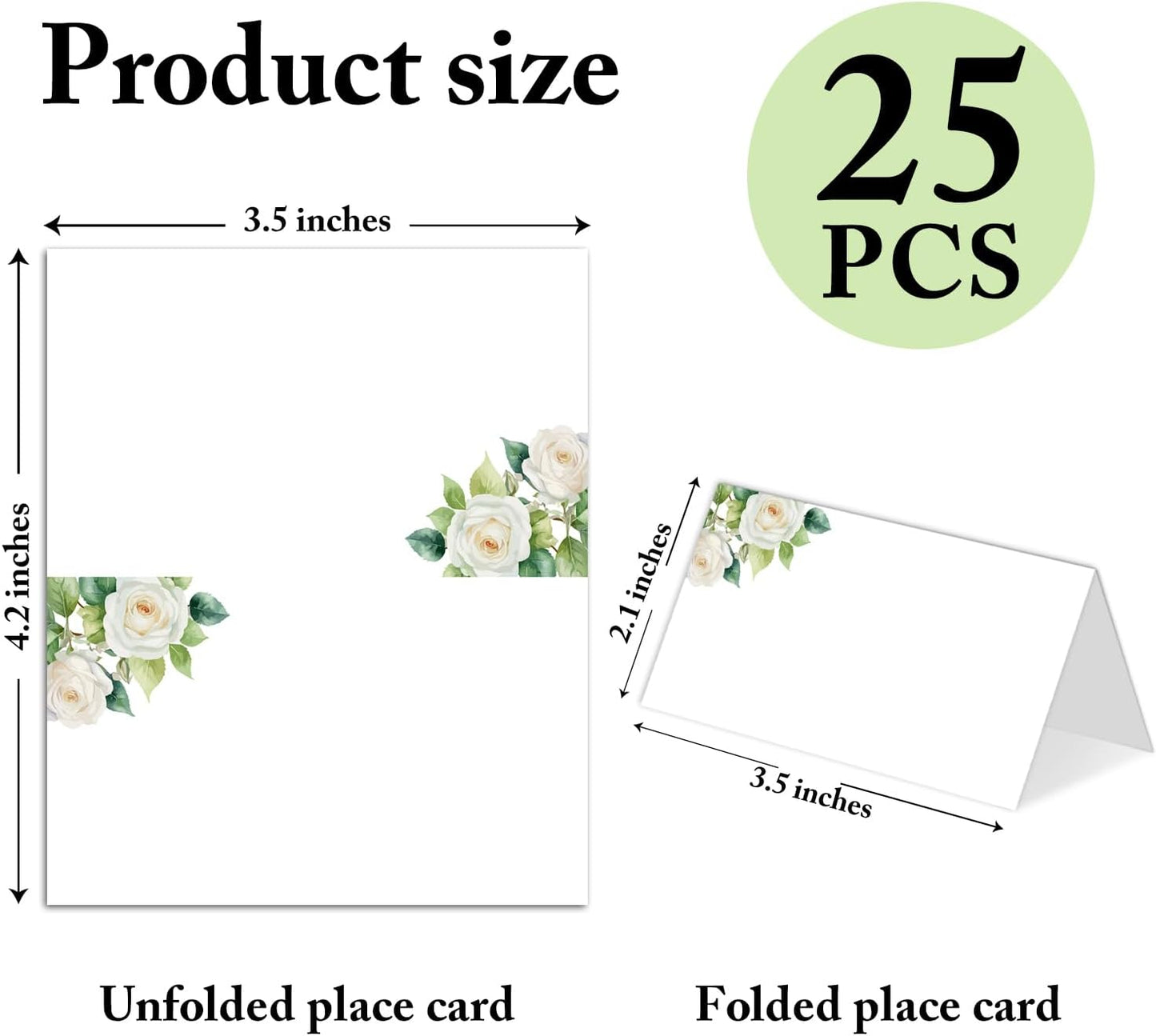 25 Pack Pink Plaid Bow Place Cards, Editable Name Cards for Table Setting, Tent Cards Food Label for Dinner Party, Bridal Shower, Wedding, Baby Shower and Events -T30