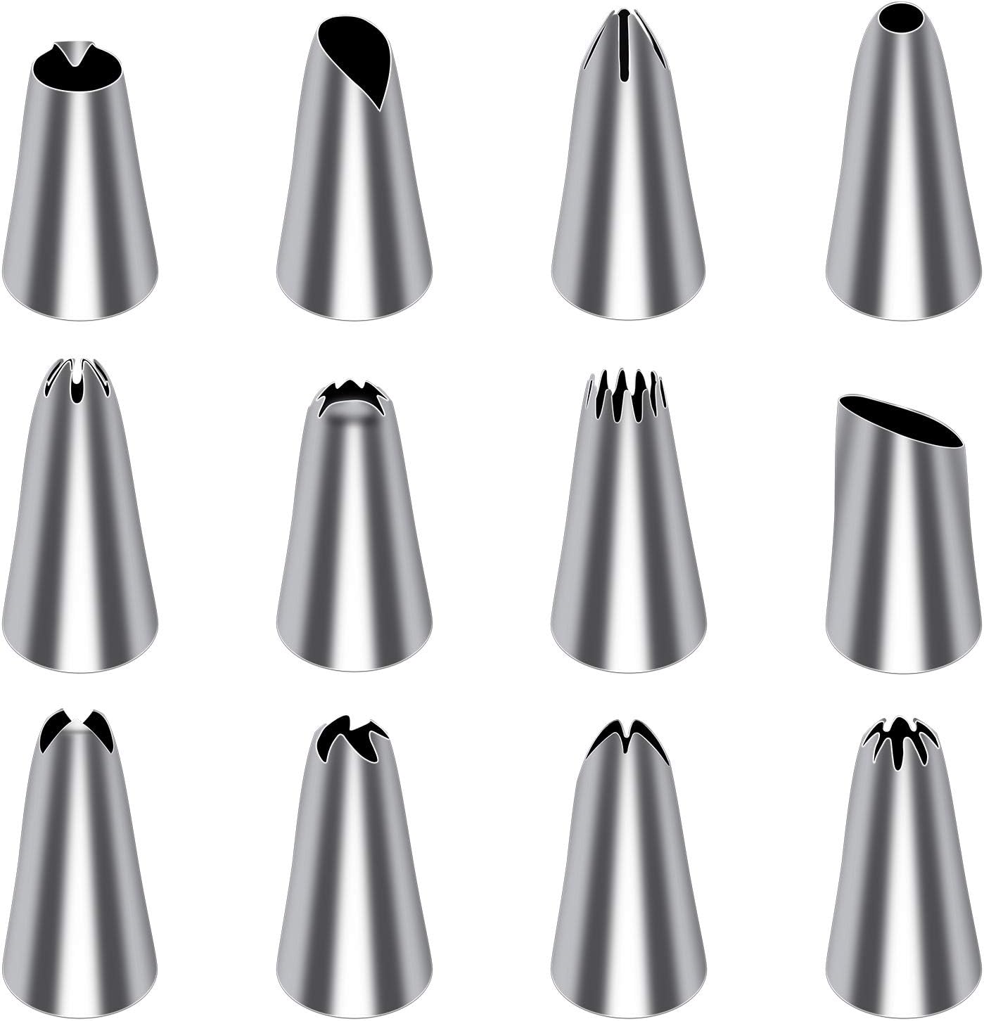 Tamodan Piping Bags 100PCS & 16 Inches Tipless Piping Bags, Extra Thick Pastry Bags Disposable, Non-Slip Icing Piping Bags Disposable Design, Cake Decoration.