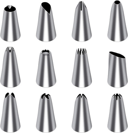 Tamodan Piping Bags 100PCS & 16 Inches Tipless Piping Bags, Extra Thick Pastry Bags Disposable, Non-Slip Icing Piping Bags Disposable Design, Cake Decoration.