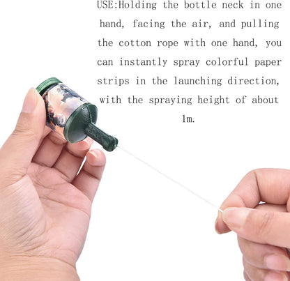 50Pcs Mini Confetti Party Poppers for Wedding, Birthday, Graduation, Baby Shower - Safe Kids' Fun Party Supplies, Christmas & Halloween Decorations