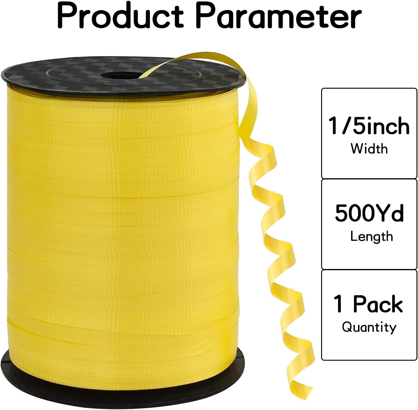 BEISHIDA 500 Yards Red Ribbon Crimped Curling, Balloon String Shiny Metallic Roll for Gift Wrapping Ribbon for Birthday Valentines Day Wedding Mother's Day Party Decorations