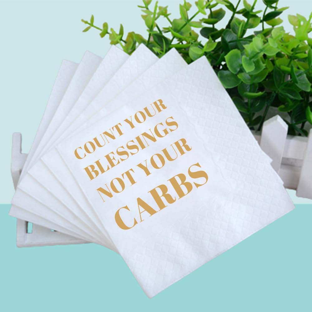Funny Cocktail Napkins 100Pcs Funny Quotes Saying Disposable Paper Party Napkins 4.5 x 4.5 Two-ply (I Feel Sorry For People Who Don’t Know Us Napkins)