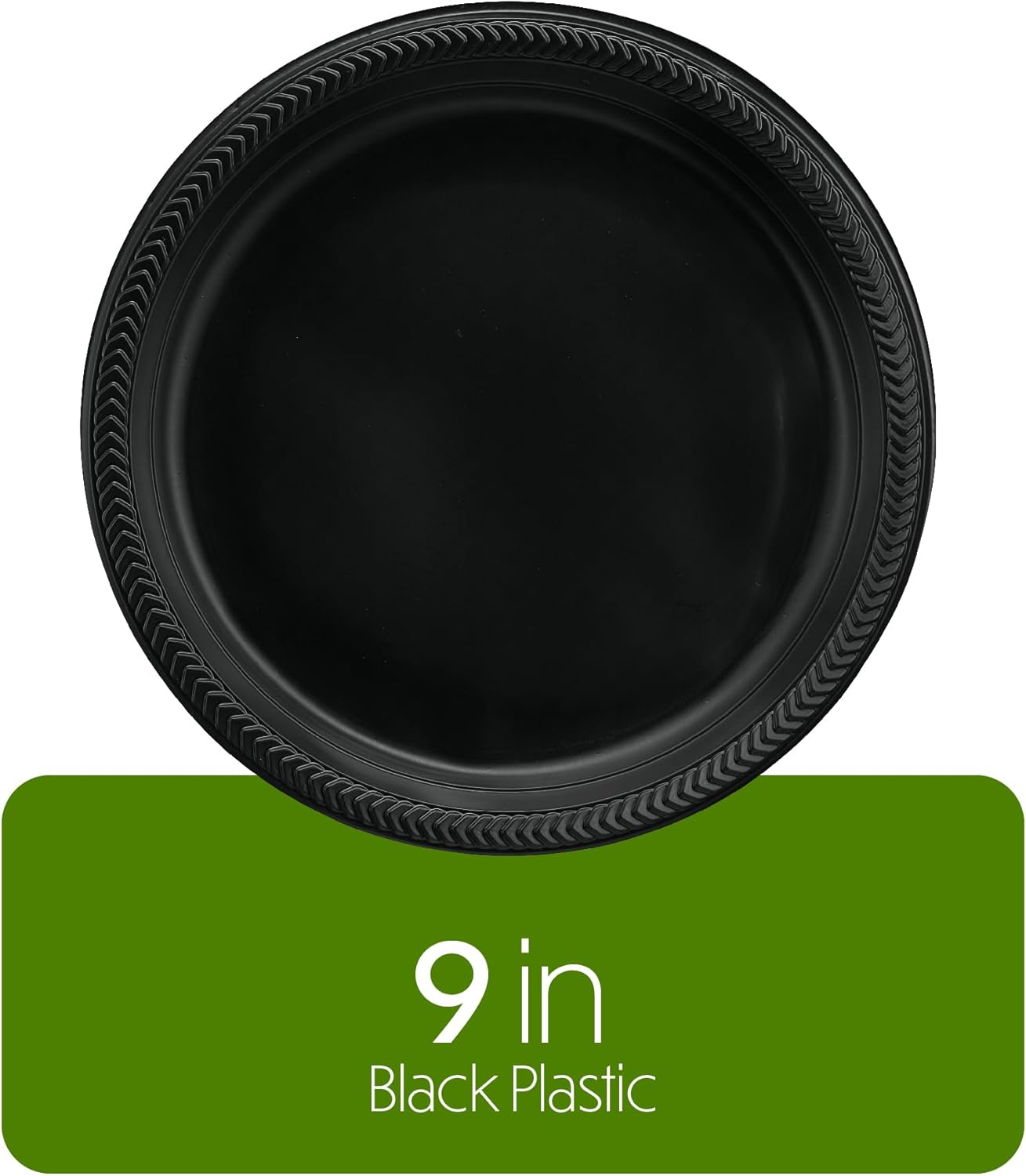PLASTICPRO 100 PCS Black Plastic Bowls Light Weight 12 oz Plastic Soup Bowls Black Salad Plates Disposable for Party and Wedding