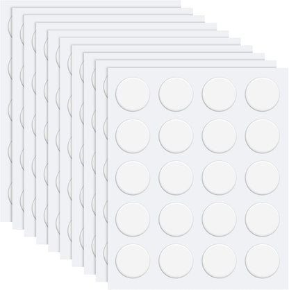 Zonon 1000 Pcs Double Sided Adhesive Dots Clear Glue Point Tape Stickers Balloon Glue Round Mini No Traces Adhesive Sticker Dot Sticker for Classroom Decor Craft DIY Office (0.24 Inch/ 6 mm)