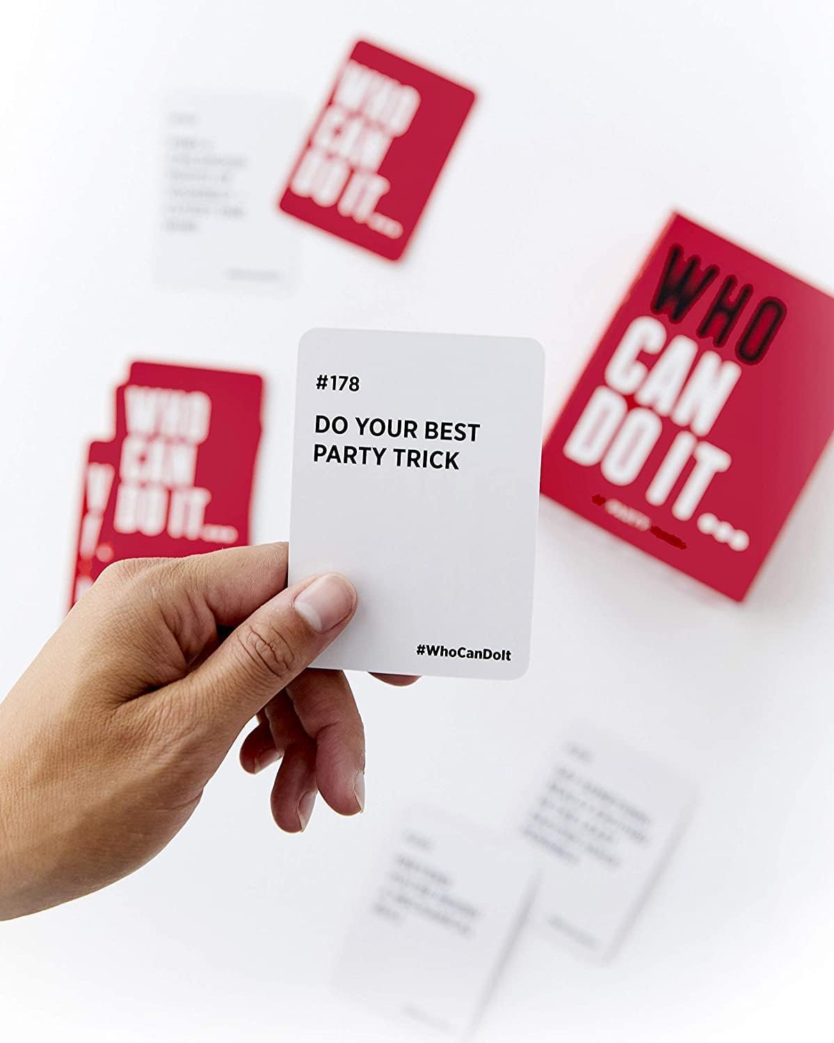 DSS Games Who Can Do It [Compete with Your Friends to Win These Challenges | Adult Party Game | Great for Game Night, Big Groups, Pregames | Gifts for Him]