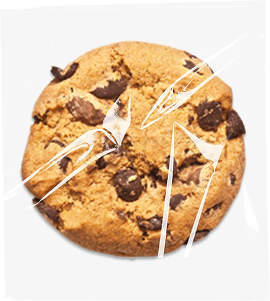 SUREHOME Cookie Bags Cellophane Clear Individual Treat for Cookies, 5x6 Inch Gift Giving Packaging, 100PCS Plastic Self Adhesive Wrappers Candy Bag