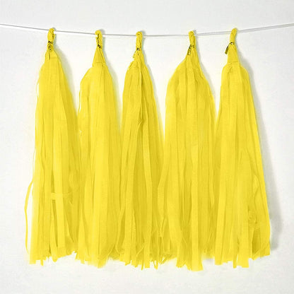 9.8in Blue Tissue Paper Tassel DIY Hanging paper decorations Party Garland Decor for Party Decorations Wedding,Festival,Baby Shower Decoration 20PCS25cm