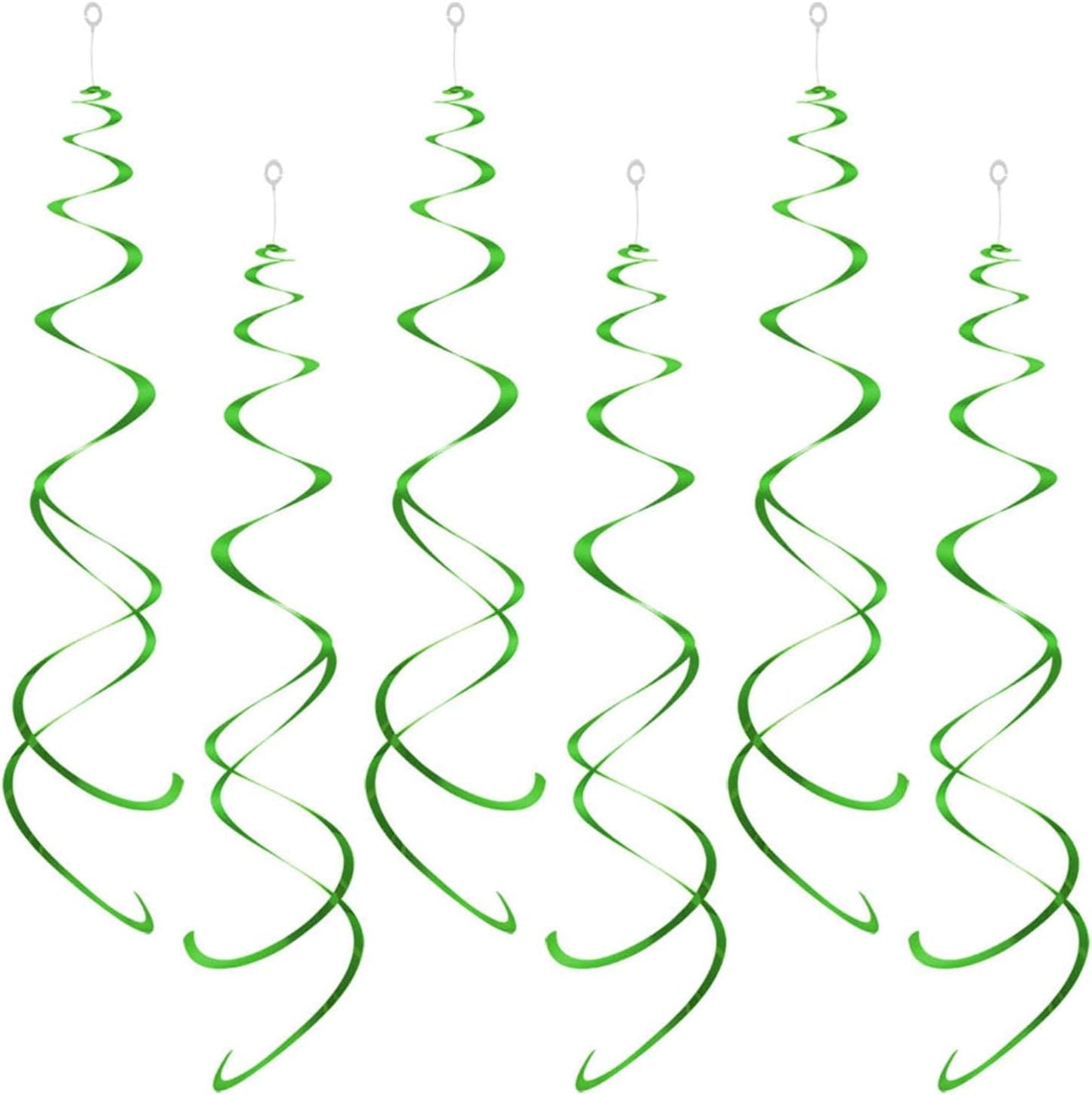 Party Swirl Decorations, Hanging Swirl for Ceiling Decorations, Purple, Pack of 30