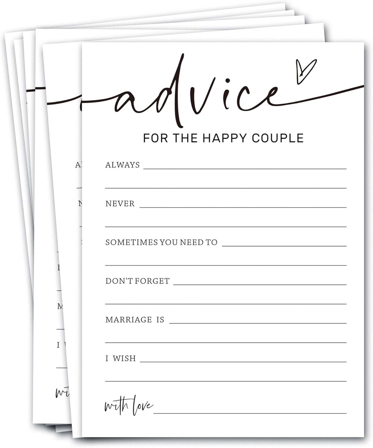 Bridal Shower Bingo, What Will The Bride to Be Receive, 25Pcs Bridal Bingo Game Cards, Engagement Party Games for Guests, Minimalist White Wedding Party Supplies - A18