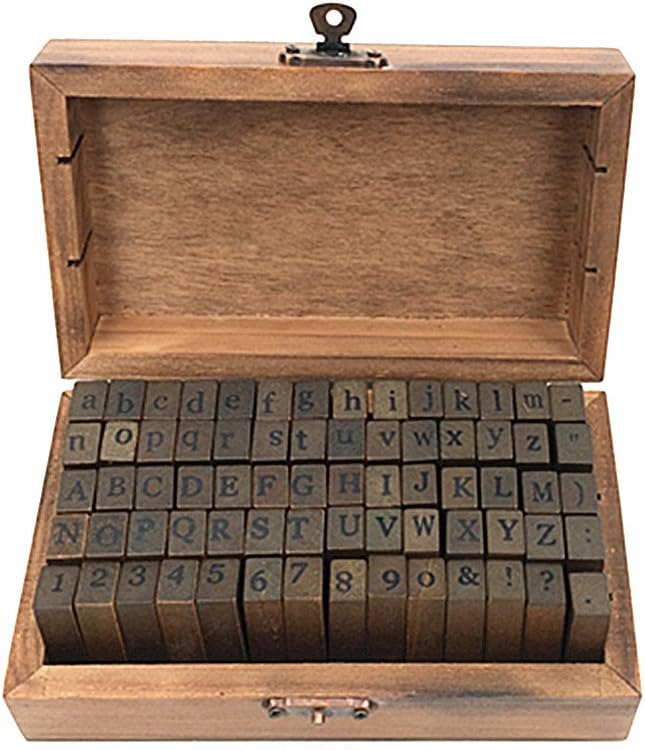 Diary Stamp Set,Wooden Rubber Signet for Children DIY Scrapbooking Card Making(25pcs,Happy Life)