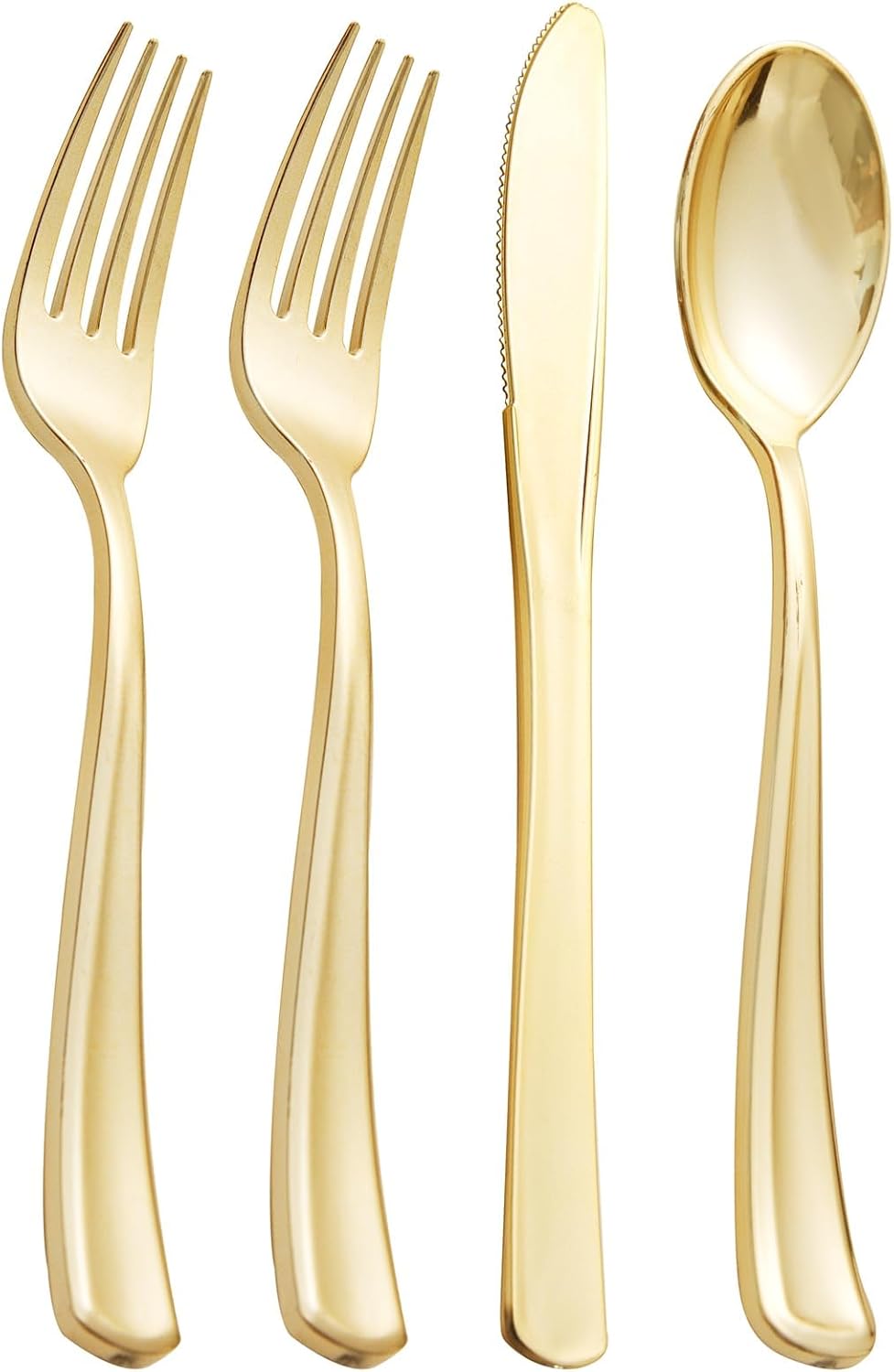 Supernal 360pcs Silver Plastic Cutlery,Elegant Plastic Silverware,Silver Hammed Silverware,Disposable Flatware,Include 120 Forks,120 Knvies,120 Spoons,Perfect for Birthday,Party,Wedding