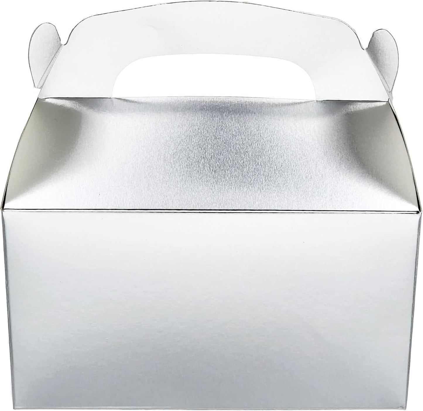 The Dreidel Company Gable Treat Boxes, Party Favors, 6.25" x 3.5" x 3.5" Inch Box, 25-Pack (Assorted)