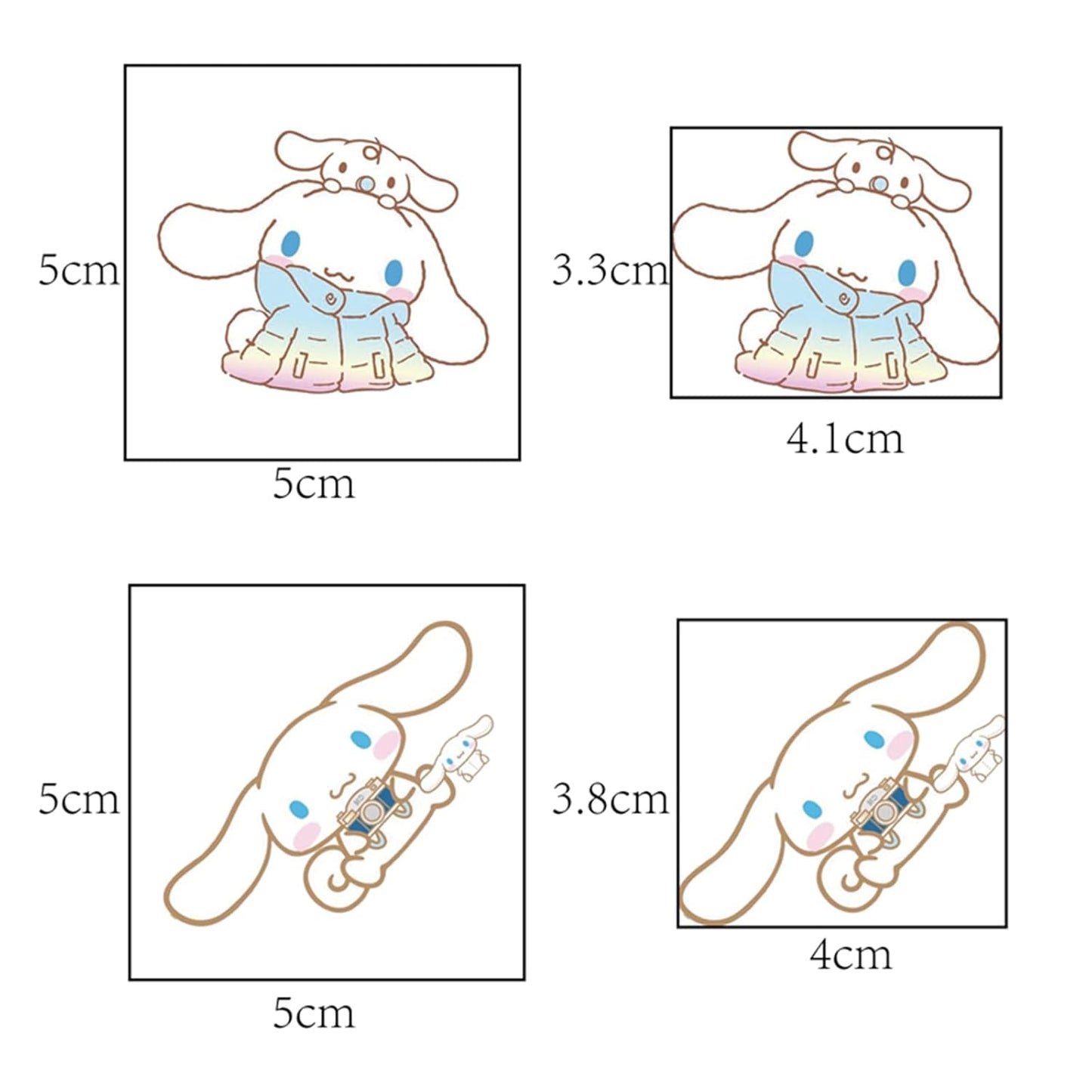 40Sheets Cartoon Hello Kitty Temporary Tattoos Birthday Themed Party Supplies Decoration Favors Cartoon Cute Kitty Sticker for Kids Boys Home Activity Class Prizes Carnival Christmas Rewards (Hell40)