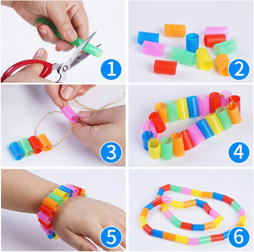 100 Pcs Jumbo Smoothie Straws,Colorful Disposable Wide-mouthed Large Straw.