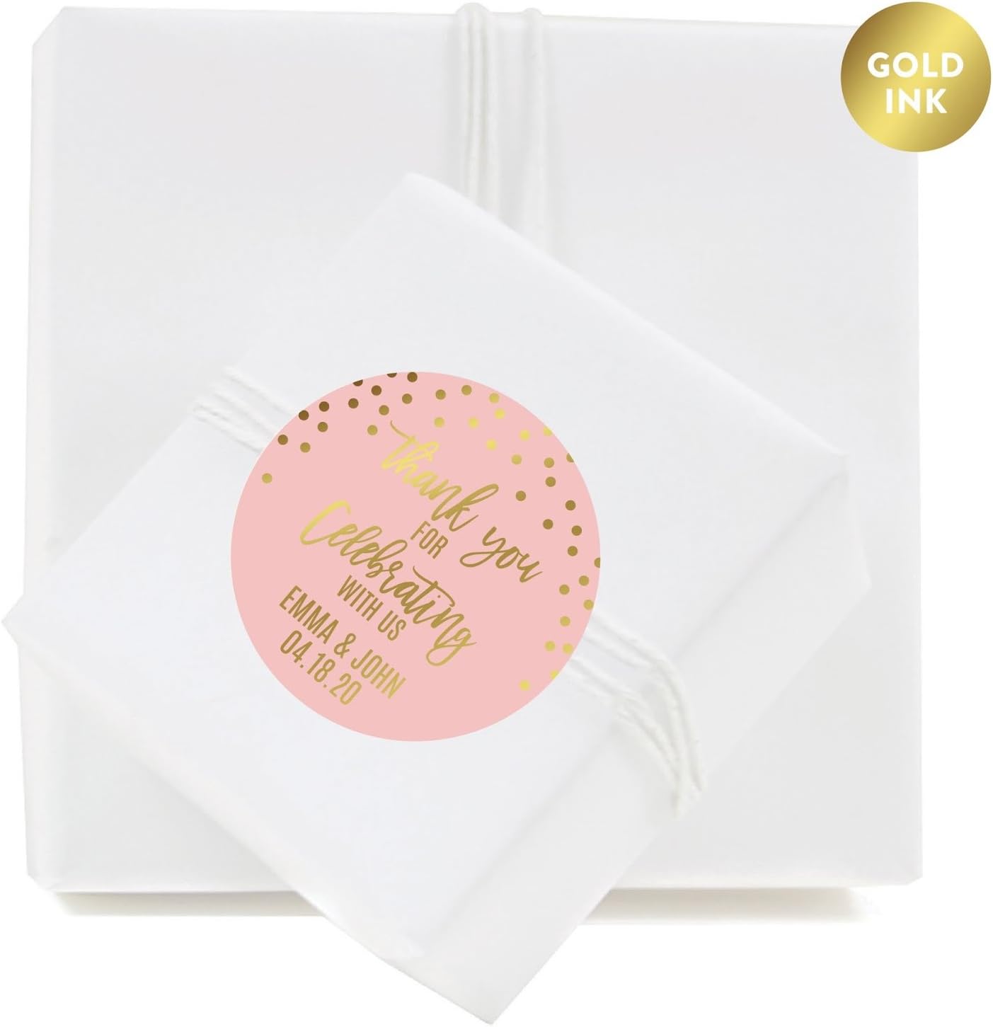 Andaz Press Blush Pink and Metallic Gold Confetti Polka Dots Bachelorette Party Bridal Shower Collection, Scavenger Hunt Game Cards, 20-Pack