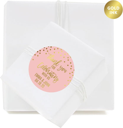 Andaz Press Blush Pink and Metallic Gold Confetti Polka Dots Bachelorette Party Bridal Shower Collection, Scavenger Hunt Game Cards, 20-Pack
