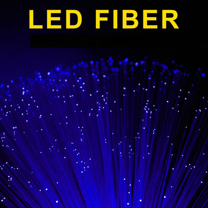 24 Pack Red Glow Fiber Optic Wands Bulk Huge Light up Wand Glow Sticks 14.2 Inch with 3 Light Modes for Christmas Valentine's Day 4th of July Concerts Clubs