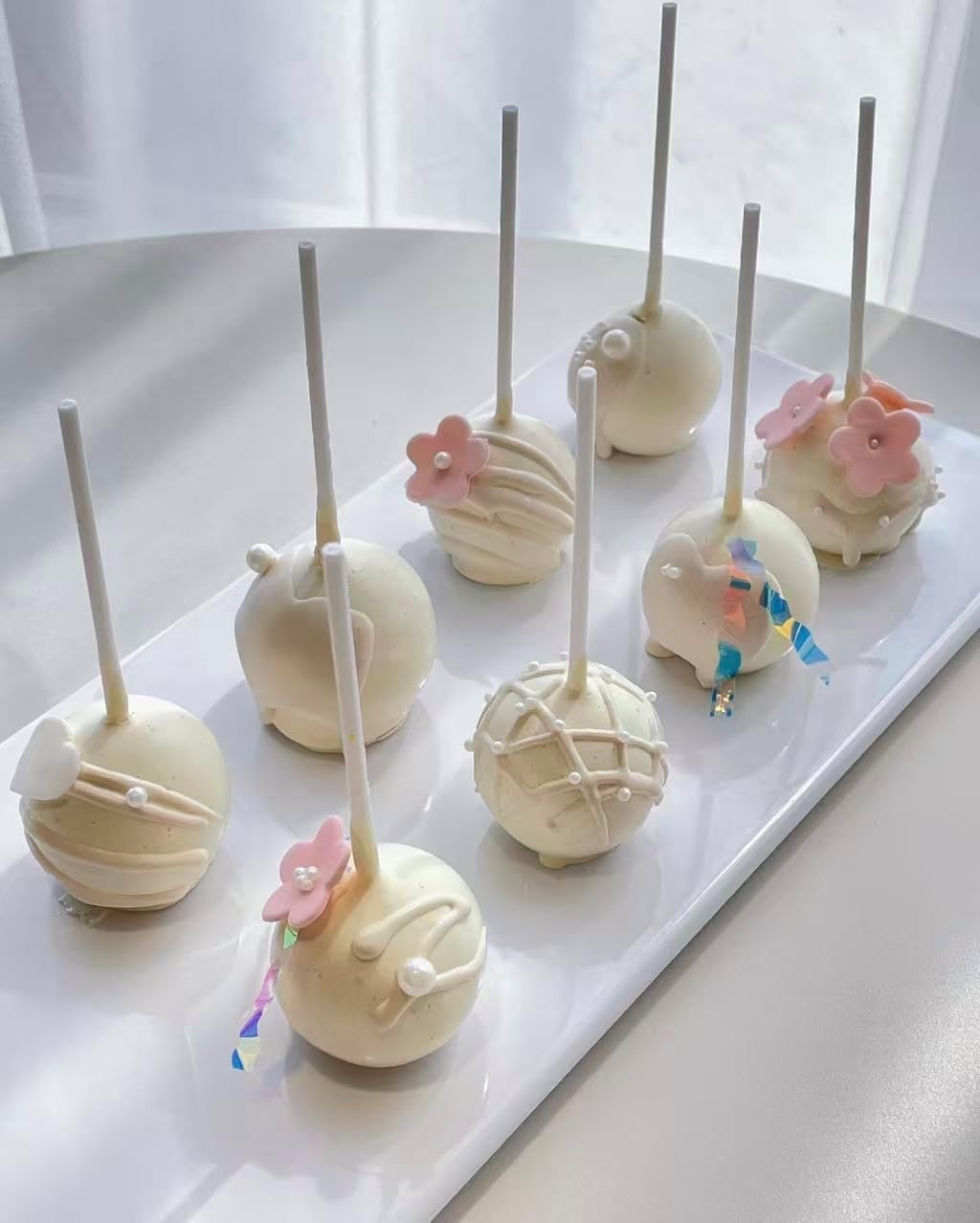 Cake Pop Sticks, 8" Paper Sticks for Cake Pops, Lollipops, Candy Apples, 100/Pack, Bake Shop Supply