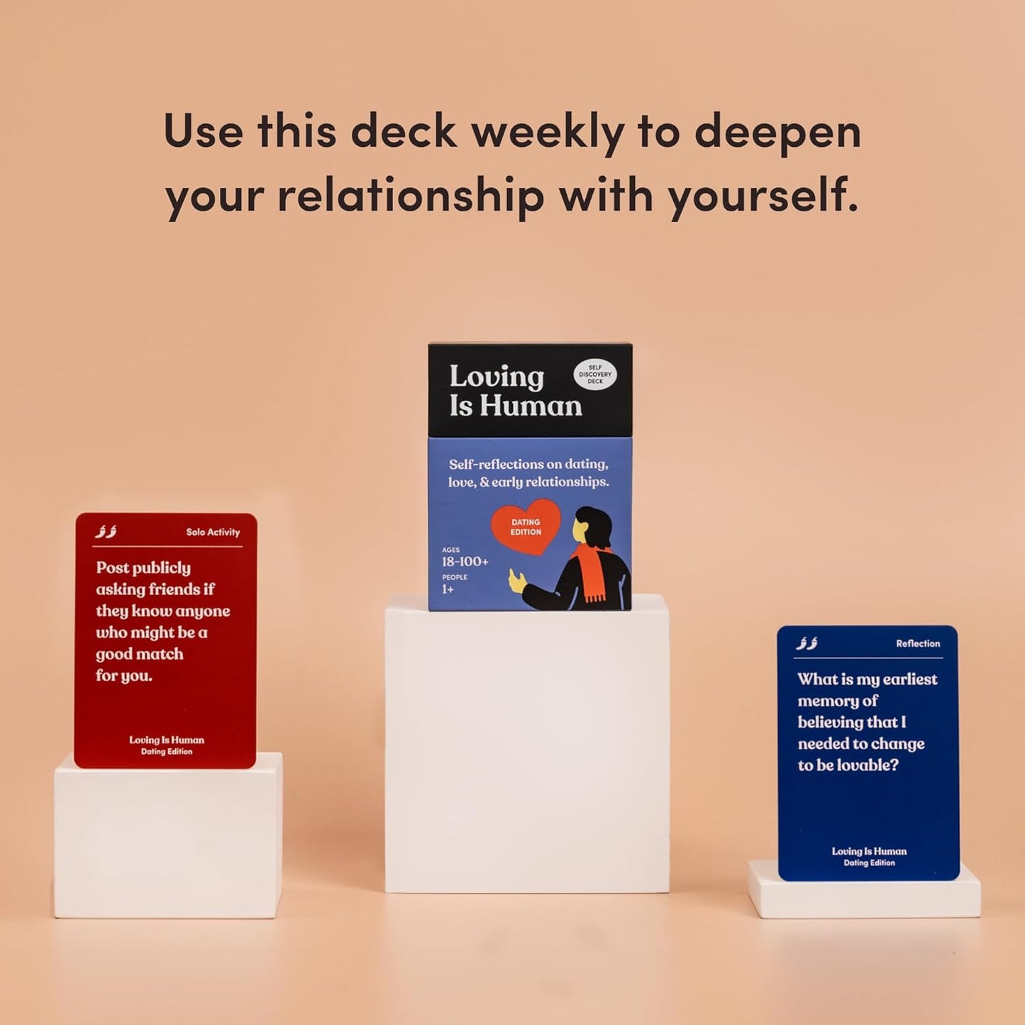 Partners are Human | 140 Conversation Cards to Help Deepen Romantic Relationships | Card Game for Bonding & Communication | Therapy for Adults