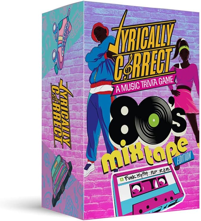 Lyrically Correct '90s & 2000s Music Trivia Card Game - Hip Hop and R&B Edition - Finish the Lyrics Challenge, Fun for Adults, Party or Family Night