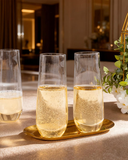 Ciaell 30 Pack Pink Plastic Ribbed Wine Glasses, 12 OZ Origami Stemless Disposable Wine Champagne Whiskey Glasses Unbreakable Clear Plastic Cocktail Glasses, Wine Cups for Party Wedding
