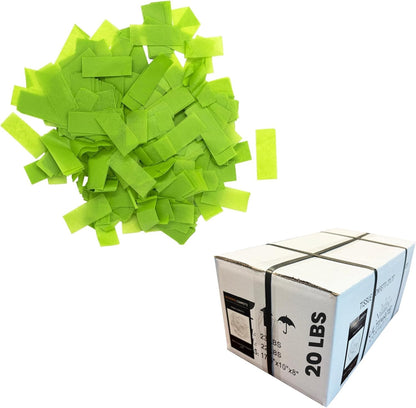 Ultimate Confetti, Multicolor Biodegradable Confetti - Rectangular Fluttering Tissue Paper Confetti for Cannon and Launcher use - Best for Holidays, Birthday, Wedding, and Parties - 1 lb, 16 oz