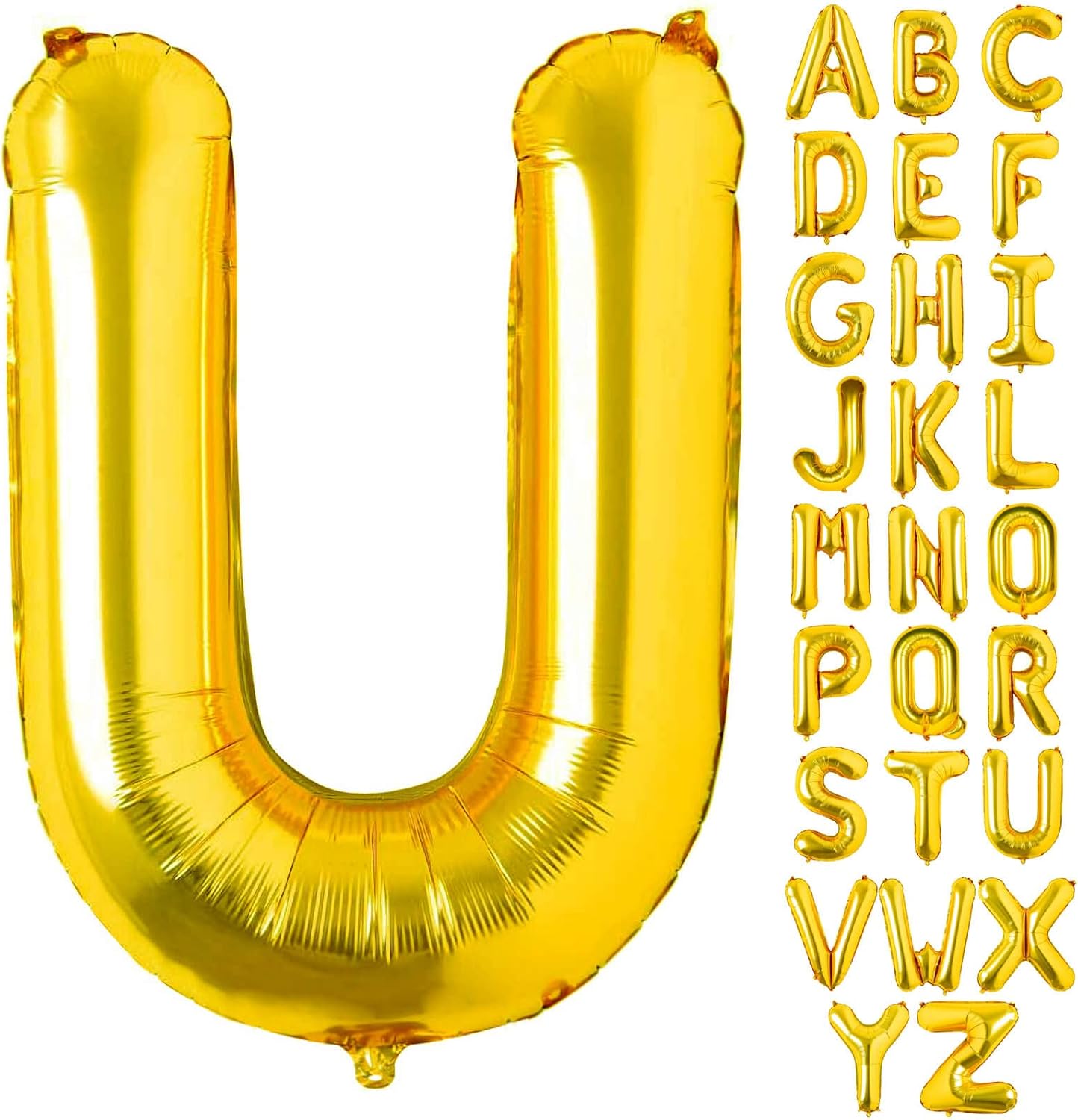 Lovoir 40 Inch Large Gold Letter A Balloons Big Size Jumbo Mylar Foil Helium Balloon for Birthday Party Celebration Decorations Alphabet Gold A