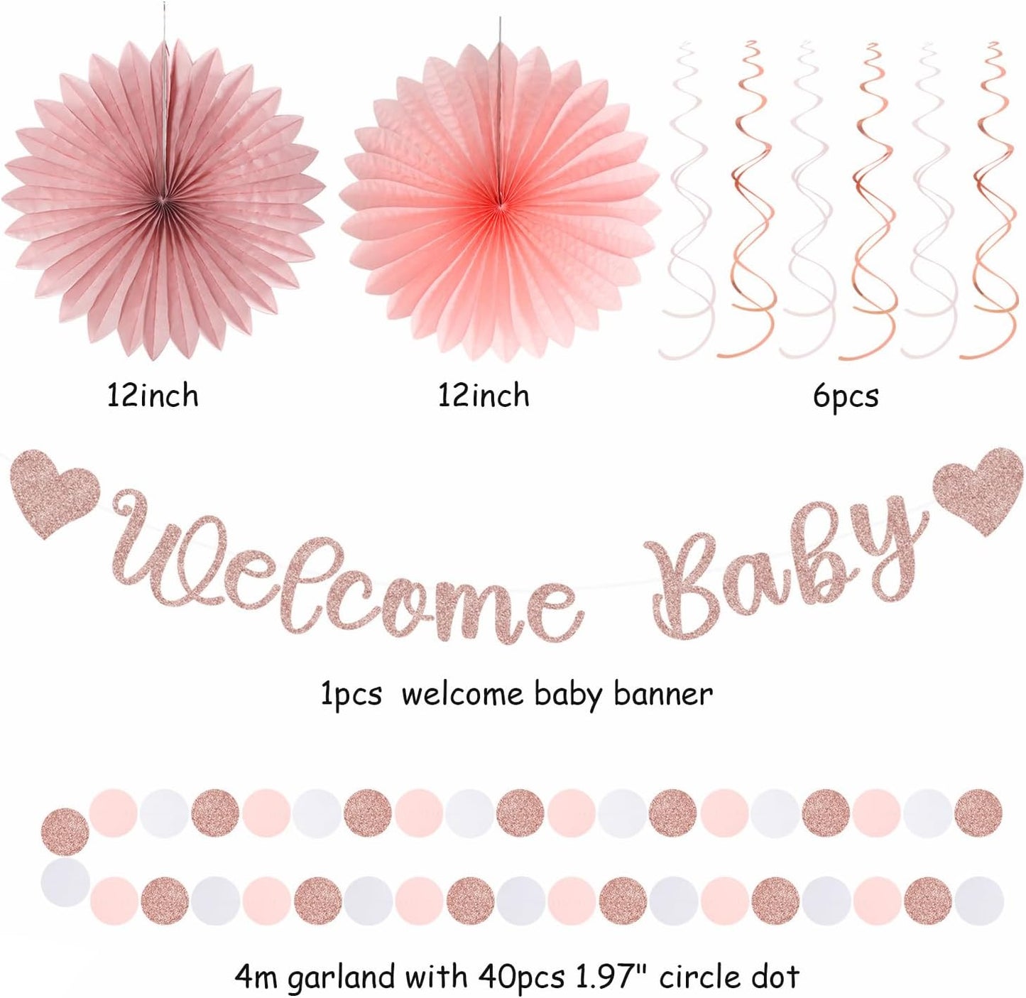 2026 Blue Class-Congratulations Prom Graduation Party-Decorations - 22pcs High School College Grad Supplies Decor,Royal Navy White Silver Tissue Pom Poms Streamers, Paper Flowers Lanterns Hugmoon