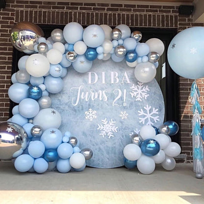 60 Pcs Blue and Silver Balloons, Navy Royal Blue Silver Party Balloons with Metallic Confetti Helium Latex Balloons for Birthday Baby Showers Fathers Day 2025 Graduation Decoration
