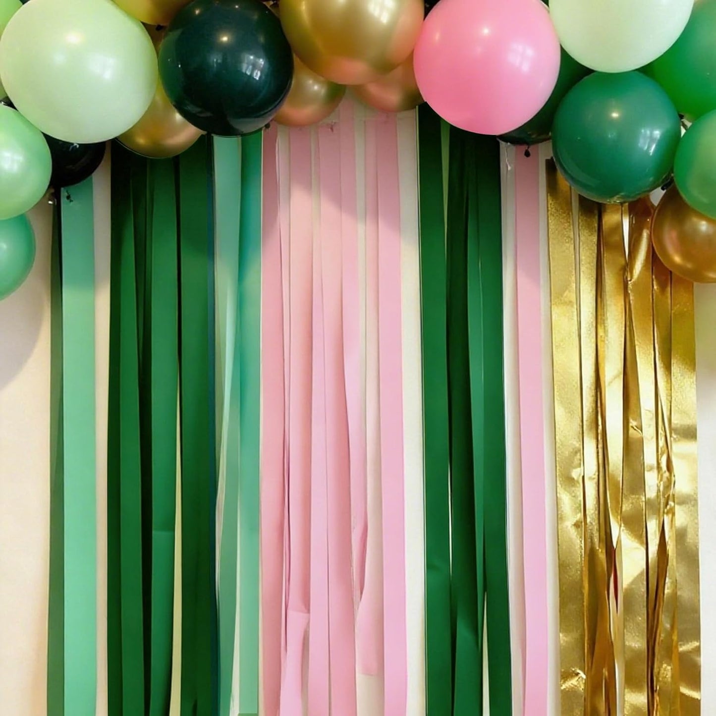 BEISHIDA 8 Rolls Red Yellow Blue and Green Crepe Paper Streamers for Carnival Circus Sesame Street Paw Party Decorations, Birthday DIY Craft Paper(1.8 Inch x 82 Ft/Roll)