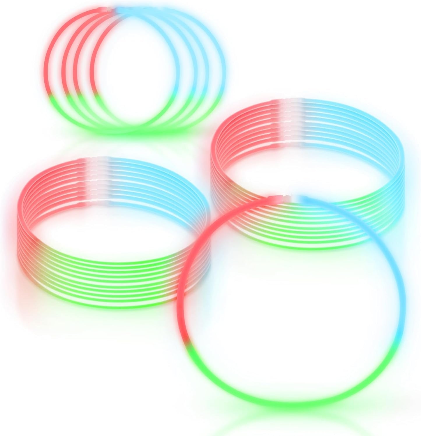 Windy City Novelties 22” Glow Stick Necklaces – 50 Pack for Summer Parties, Camping & July 4th Celebrations (Purple)