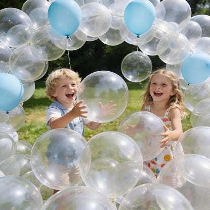 110pcs Black Balloon 12 inch, Black Latex Balloons for Birthday Party Baby Shower Wedding(with 2 Ribbons). - Colors A