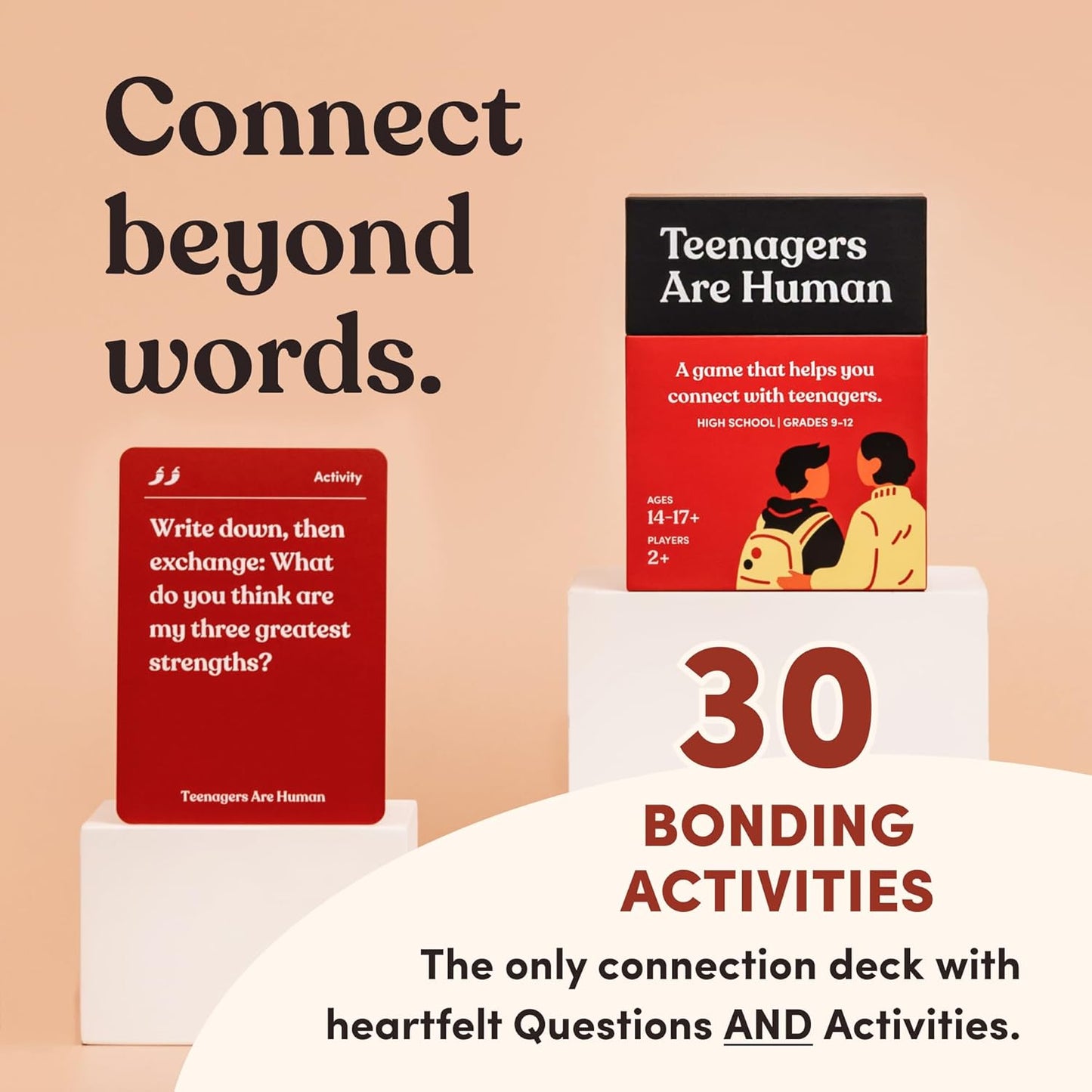 Partners are Human | 140 Conversation Cards to Help Deepen Romantic Relationships | Card Game for Bonding & Communication | Therapy for Adults