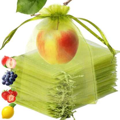 100pcs Organza Bags for Small Gift 4x6 Inch, Premium Mesh Bags Drawstring Candy Jewelry Packaging Sachet Bags, Easter Day Wedding Party Favors Small Gift Bag Durable & Scent-Free for Small Business