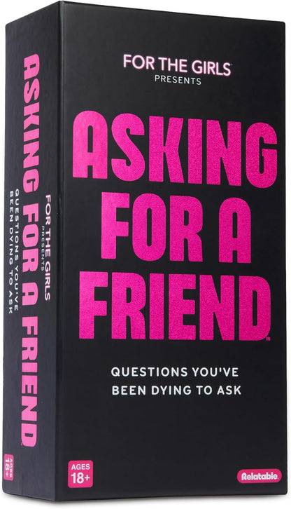 For The Girls Card Game by Relatable, The Viral Girls Night Adult Party Game, Great for Bachelorette Party Games, Weekends and Trips, Includes a die, and 400 Cards Across 5 Categories