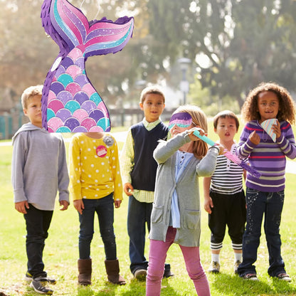 Easter Bunny Pinata Funny Bunny Egg Pinata with Blindfold & Stick for Birthday Decorations Easter Party Supplies Spring Decorations