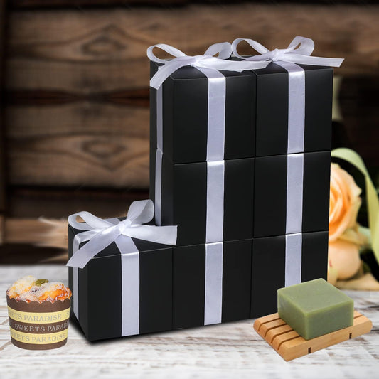 100 Pack Small Gift Boxes, 2x2x2 Inches Favor Boxes Gold Paper Gift Boxes with Lids for Presents, Crafting, Cupcake Boxes, Gifts, Candy Boxes for Wedding Party Bridal Shower Baby Shower Favors