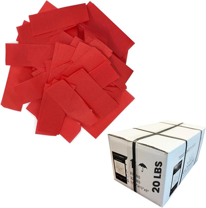 Ultimate Confetti, Multicolor Biodegradable Confetti - Rectangular Fluttering Tissue Paper Confetti for Cannon and Launcher use - Best for Holidays, Birthday, Wedding, and Parties - 1 lb, 16 oz