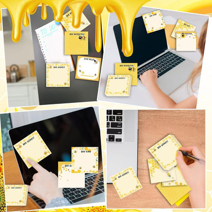 12 Pcs Ice Cream Sticky Notes Summer Popsicle Sticky Notepad Colorful Self-Adhesive Post Notes Cute Mini Memo Pad Removable Note for Office School Classroom Student Ice Cream Party Favors
